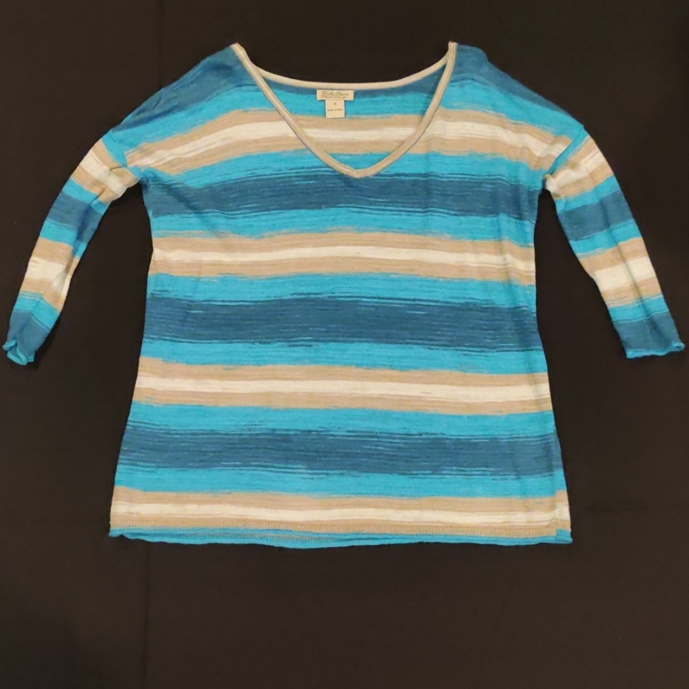 Lucky Brand 3/4 Sleeve Multicolor